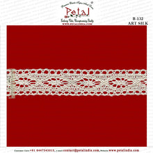 Load image into Gallery viewer, B-132-25MM-CROCIA-LACE-BORDER-LACE