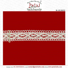 Load image into Gallery viewer, B-132-25MM-CROCIA-LACE-BORDER-LACE