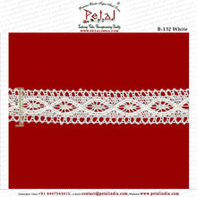 Load image into Gallery viewer, B-132-25MM-CROCIA-LACE-BORDER-LACE