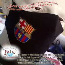 Load image into Gallery viewer, ELITE 100% cotton Heavy Knitted Fabric Face Mask with Adjustable Ear Loop