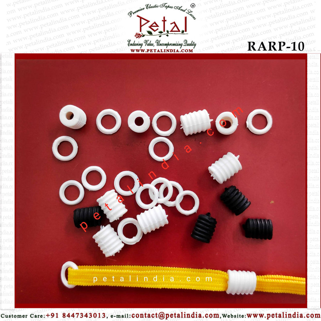 RARP-10 Rubber Head And Ear Loop Stopper Adjuster (packet of 7200 pair)